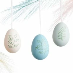 World Market Easter Egg Ornaments With Leaves 6 Pack