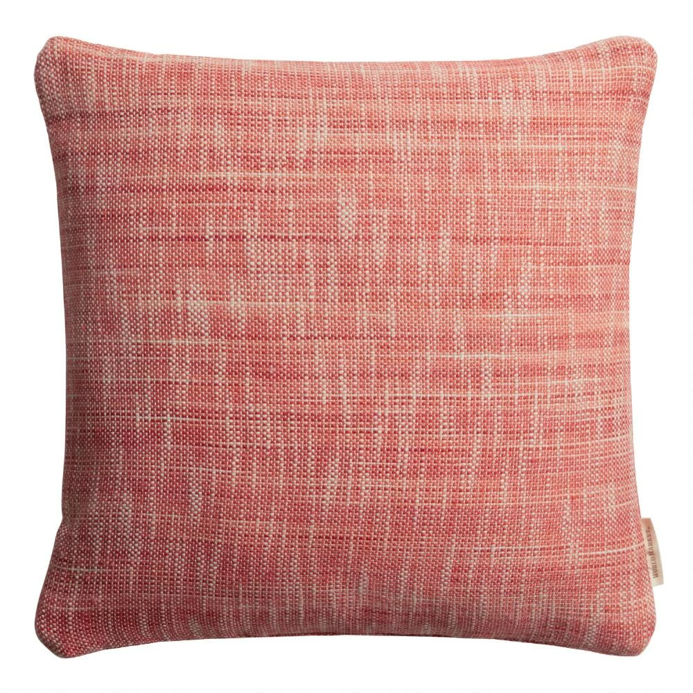 World Market Variegated Woven Indoor Outdoor Throw Pillow 4 World Market Variegated Woven Indoor Outdoor Throw Pillow - Image 4