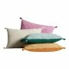 World Market Woven Corner Tassel Indoor Outdoor Lumbar Pillow