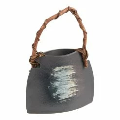 World Market CRAFT Shigaraki Vase With Branch Handle