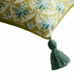 World Market Lovina Geo Green Print Indoor Outdoor Lumbar Pillow -Decor & Pillows Sales Store unnamed file 546