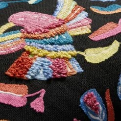 World Market Oaxaca Black Multi Embroidered Indoor Outdoor Lumbar Pillow -Decor & Pillows Sales Store unnamed file 562