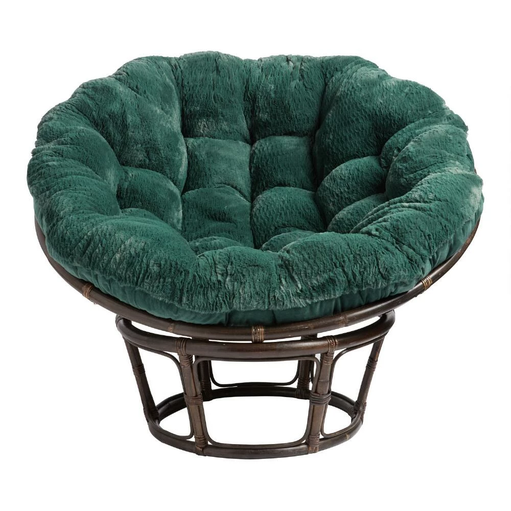 World Market Faux Fur Papasan Chair Cushion 6 World Market Faux Fur Papasan Chair Cushion - Image 6