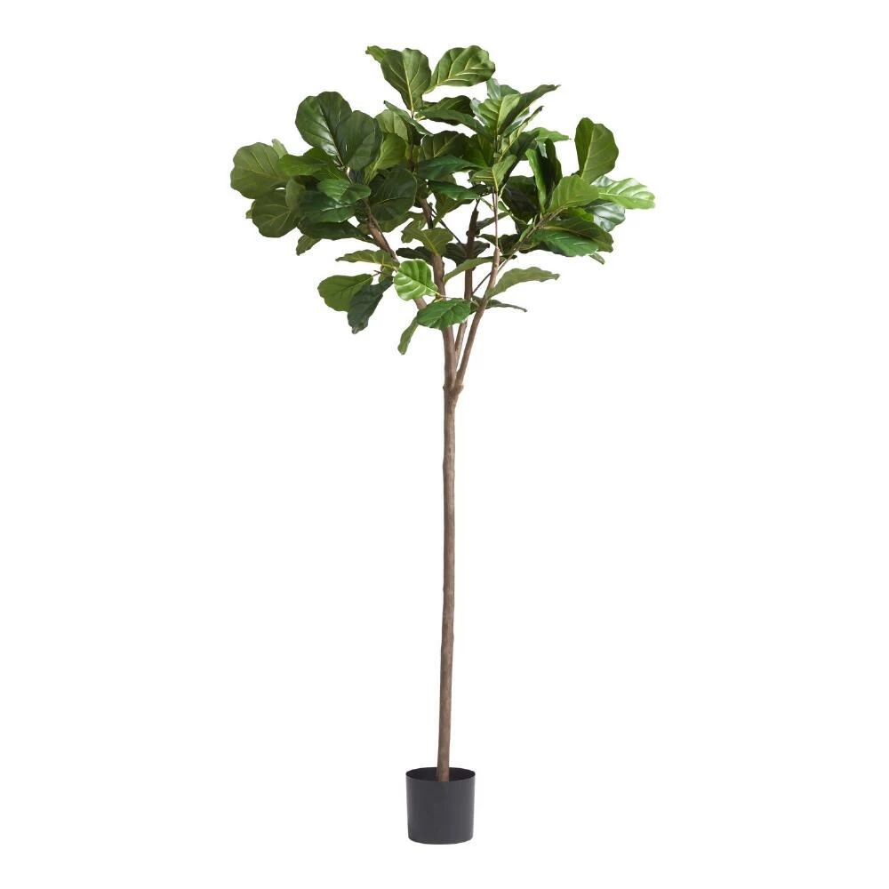 World Market Faux Fiddle Leaf Fig Tree 72 Inch 1 World Market Faux Fiddle Leaf Fig Tree 72 Inch