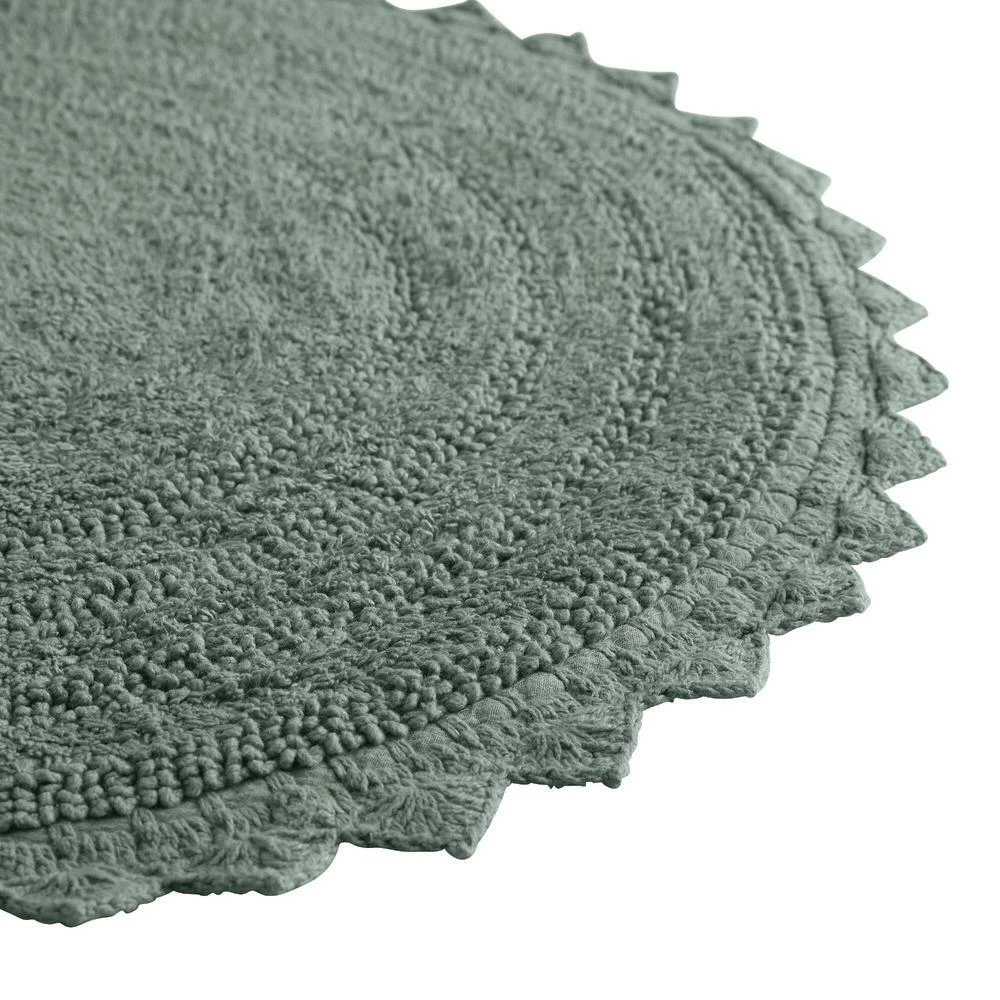 World Market Redondo Round Cotton Bath Mat 2 World Market Redondo Round Cotton Bath Mat - Image 2