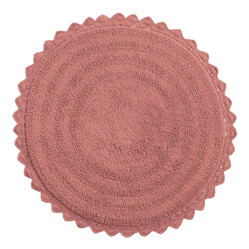 World Market Redondo Round Cotton Bath Mat 4 World Market Redondo Round Cotton Bath Mat - Image 4
