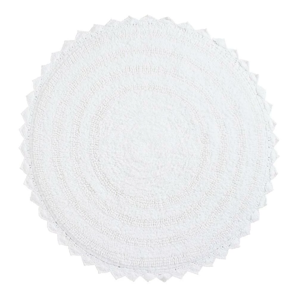 World Market Redondo Round Cotton Bath Mat 9 World Market Redondo Round Cotton Bath Mat - Image 9