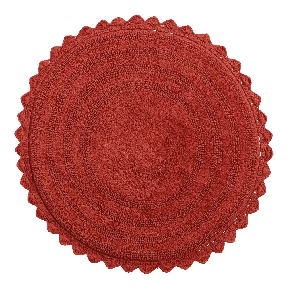 World Market Redondo Round Cotton Bath Mat 12 World Market Redondo Round Cotton Bath Mat - Image 12