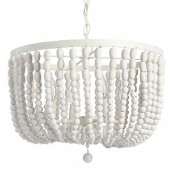 World Market Antique Whitewashed Wood Bead 4 Light Chandelier -Decor & Pillows Sales Store unnamed file 677