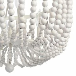 World Market Antique Whitewashed Wood Bead 4 Light Chandelier -Decor & Pillows Sales Store unnamed file 678