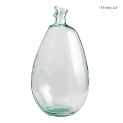 World Market Barcelona Clear Recycled Glass Vase -Decor & Pillows Sales Store unnamed file 699