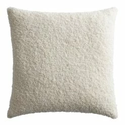 World Market Oversized Ivory Textured Boucle Throw Pillow
