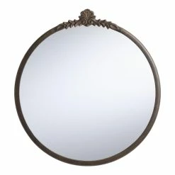 World Market Round Metal Vintage Style Wall Mirror 9 World Market Round Metal Vintage Style Wall Mirror -Decor & Pillows Sales Store unnamed file 810