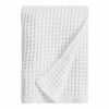 World Market White Waffle Weave Cotton Bath Towel