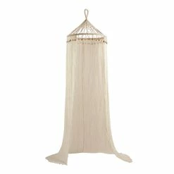 World Market Boho Sheer Cotton Macrame Canopy