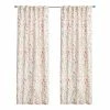 World Market Riley Ivory Multicolor Floral Sleeve Top Curtains Set Of 2