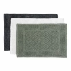 World Market Woven Diamond Bath Mat