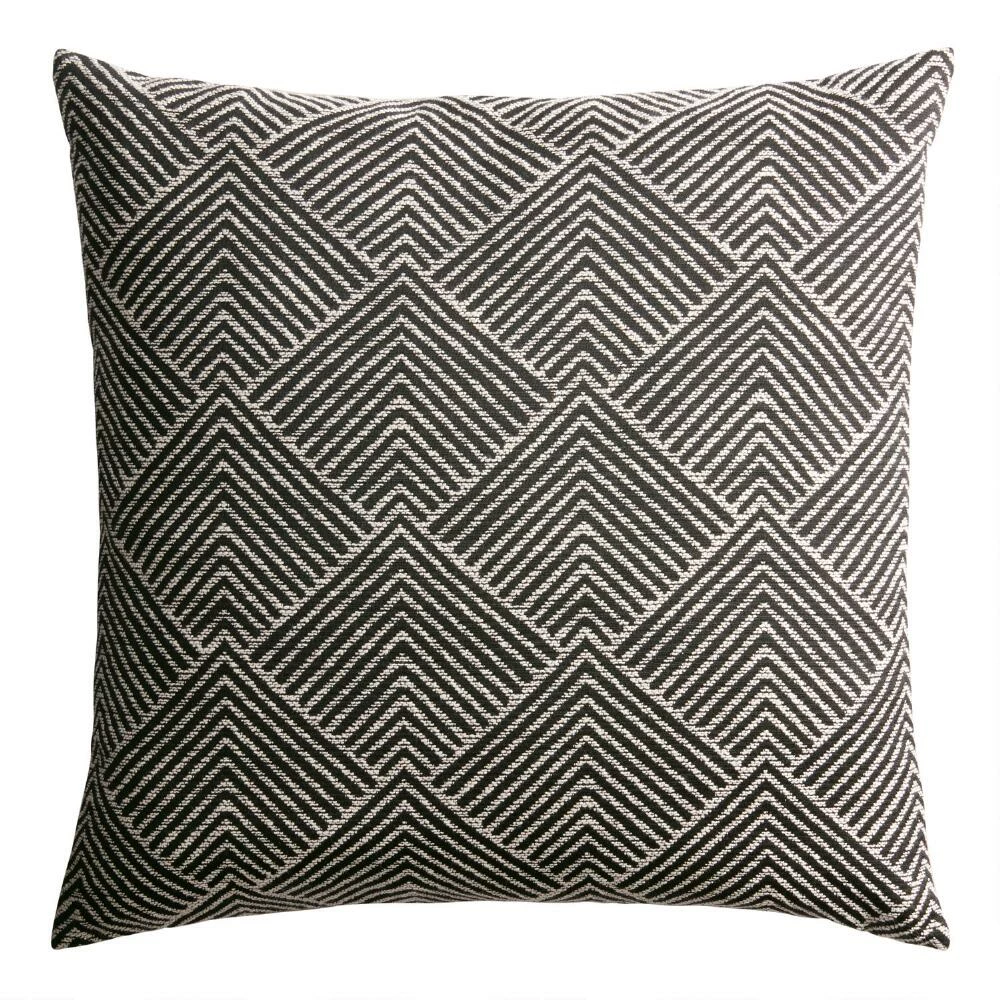 World Market Geometric Angle Jacquard Throw Pillow 1 World Market Geometric Angle Jacquard Throw Pillow