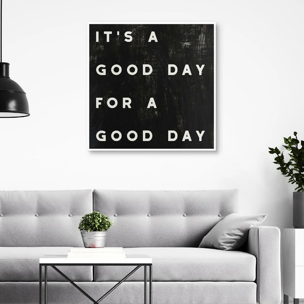 World Market Black And White Lovely Home II Framed Canvas Wall Art 3 World Market Black And White Lovely Home II Framed Canvas Wall Art - Image 3