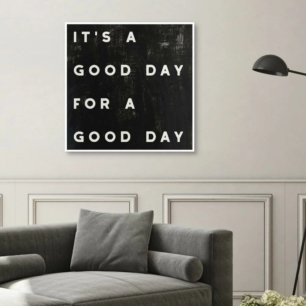 World Market Black And White Lovely Home II Framed Canvas Wall Art 4 World Market Black And White Lovely Home II Framed Canvas Wall Art - Image 4