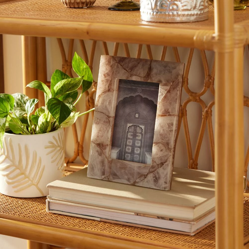 World Market Blush Agate Slice Frame 2 World Market Blush Agate Slice Frame - Image 2