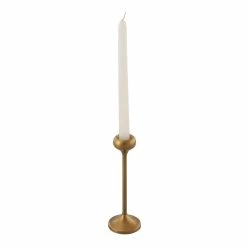 World Market Talia Gold Taper Candle Holder -Decor & Pillows Sales Store unnamed file 979