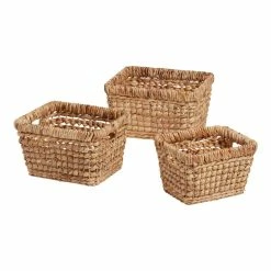 World Market Piper Natural Hyacinth Utility Basket
